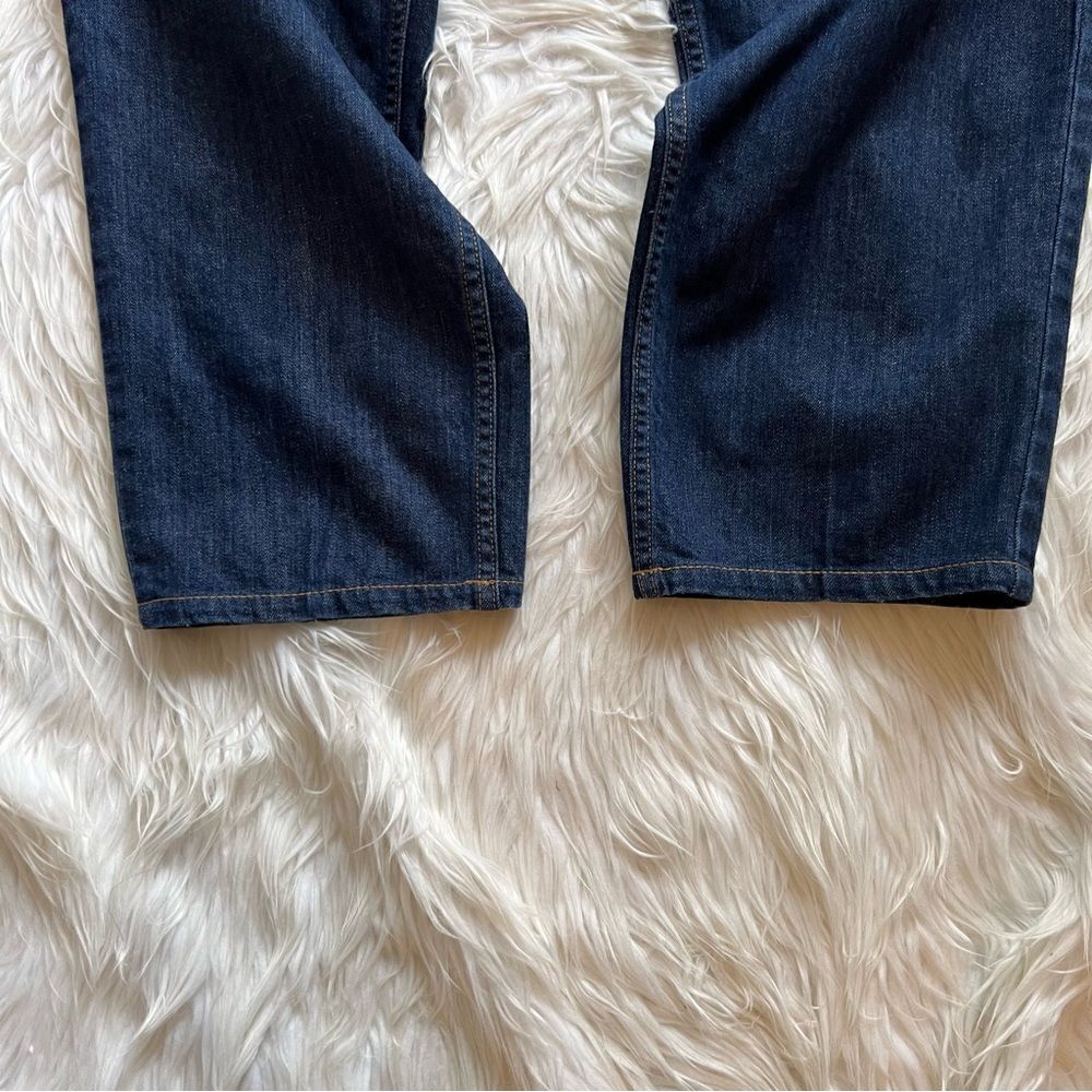 L.L. Bean Jeans Women Size 12T Dark Blue High RiseTapered Leg Dark Wash Mom-Jean - Picture 2 of 7
